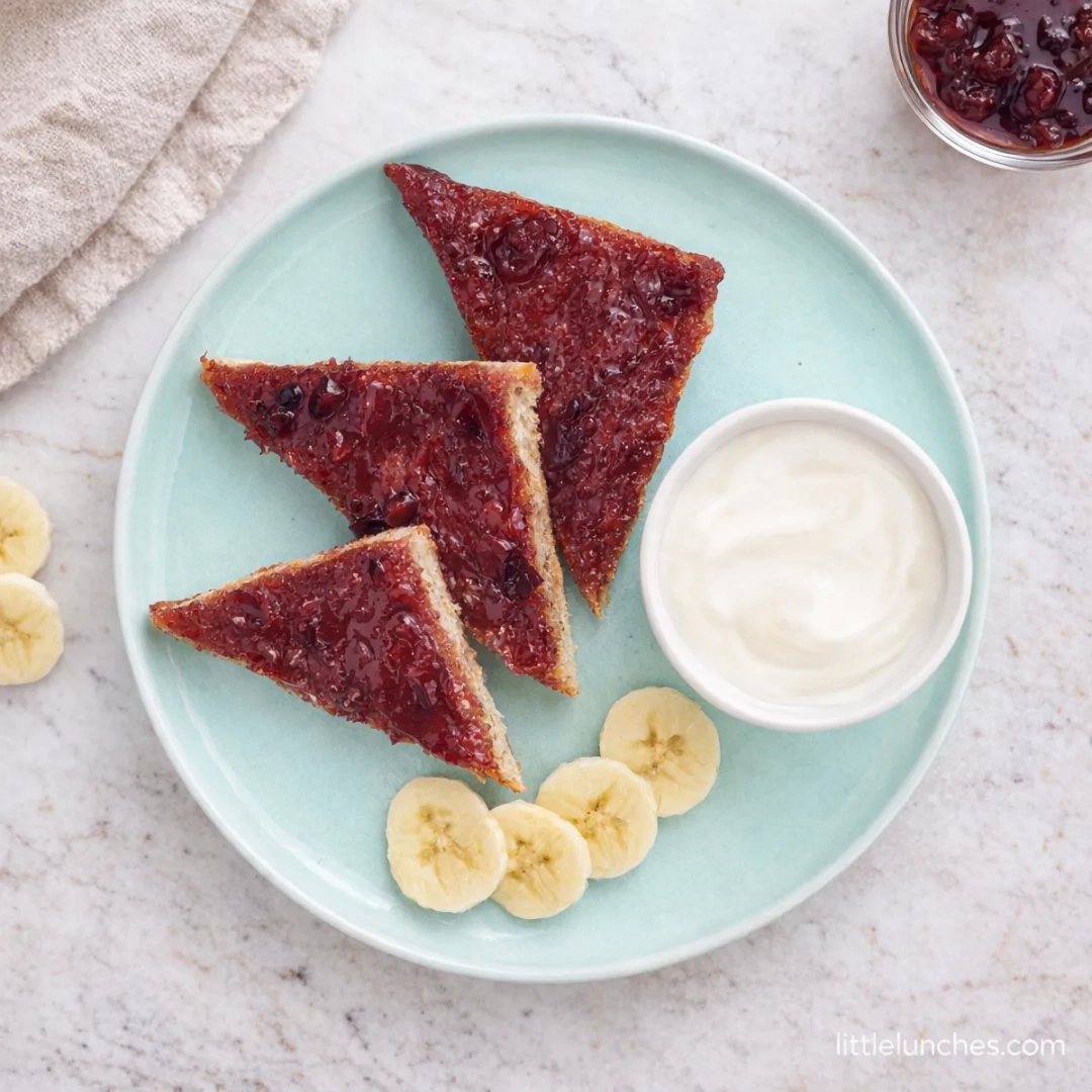 Almond Jam Toast with Yogurt