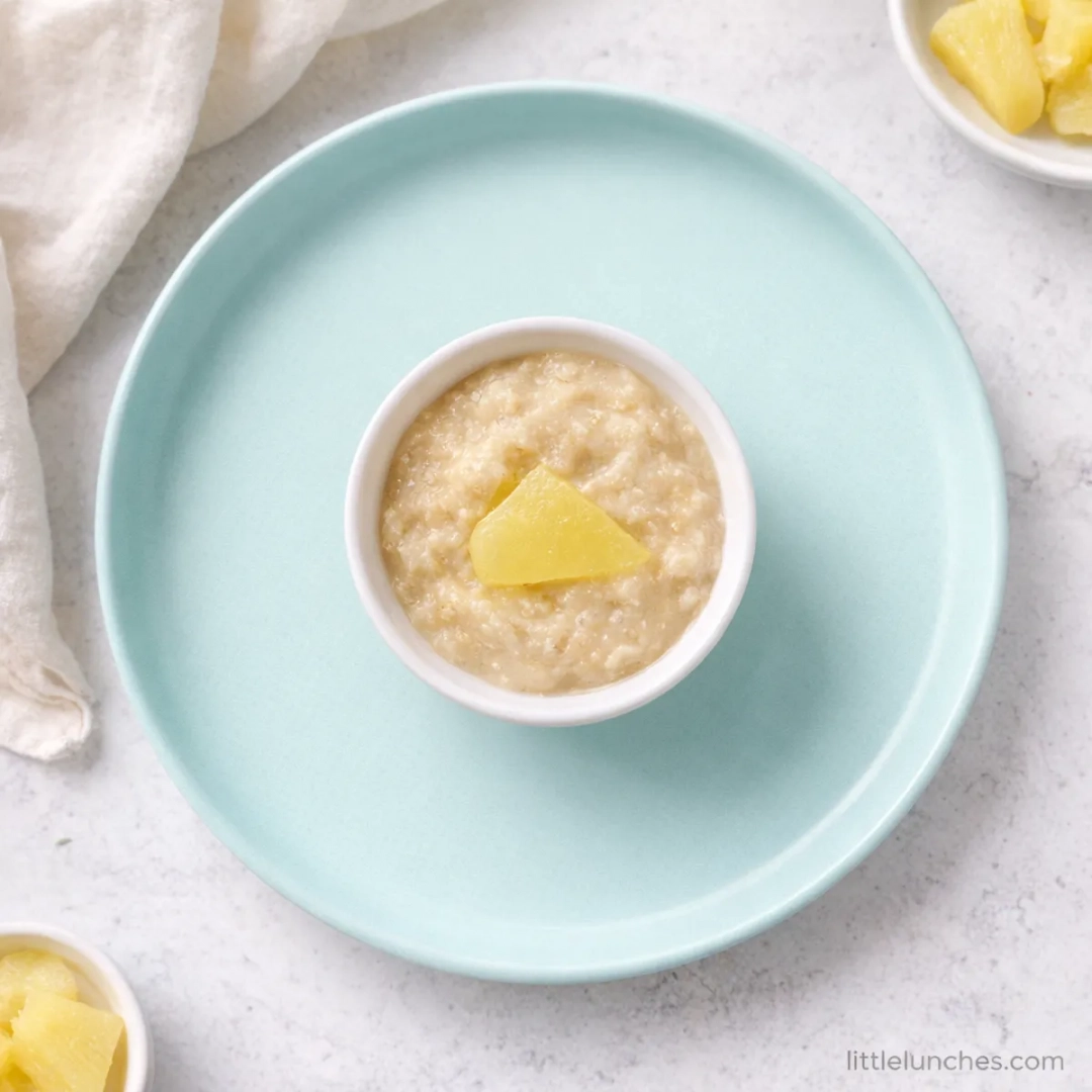 Puré de pollo con manzana
