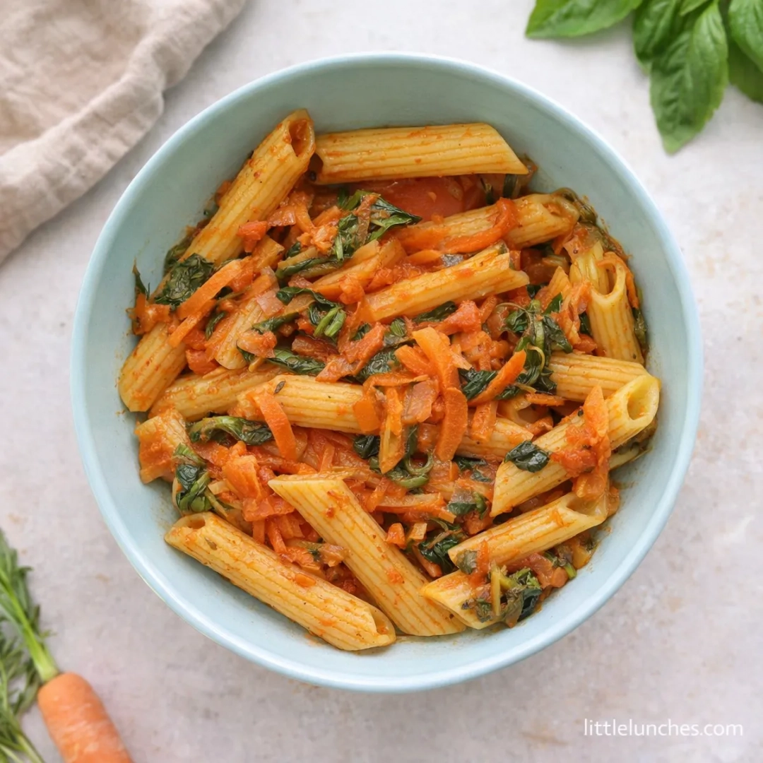 Pasta de garbanzo y vegetales para bebé