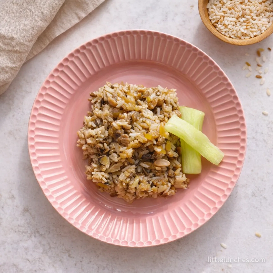 Bol de lentejas y arroz para bebes