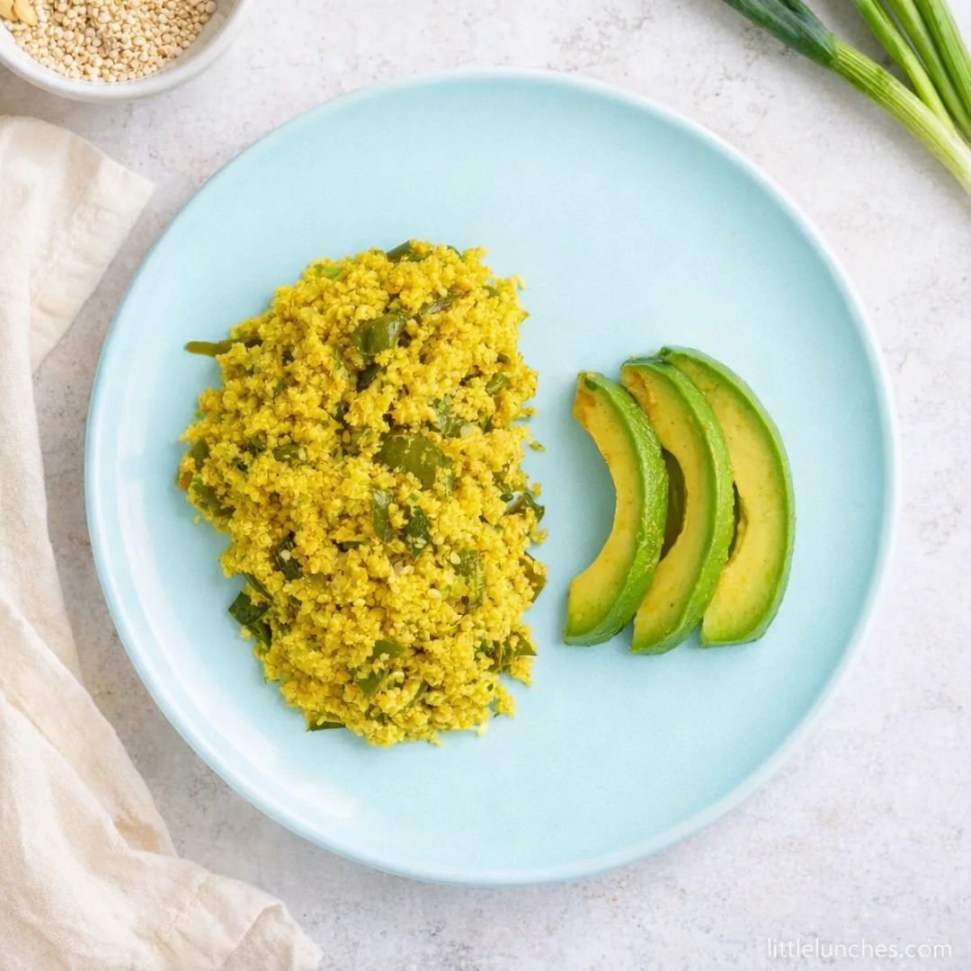 Tofu revuelto con vegetales