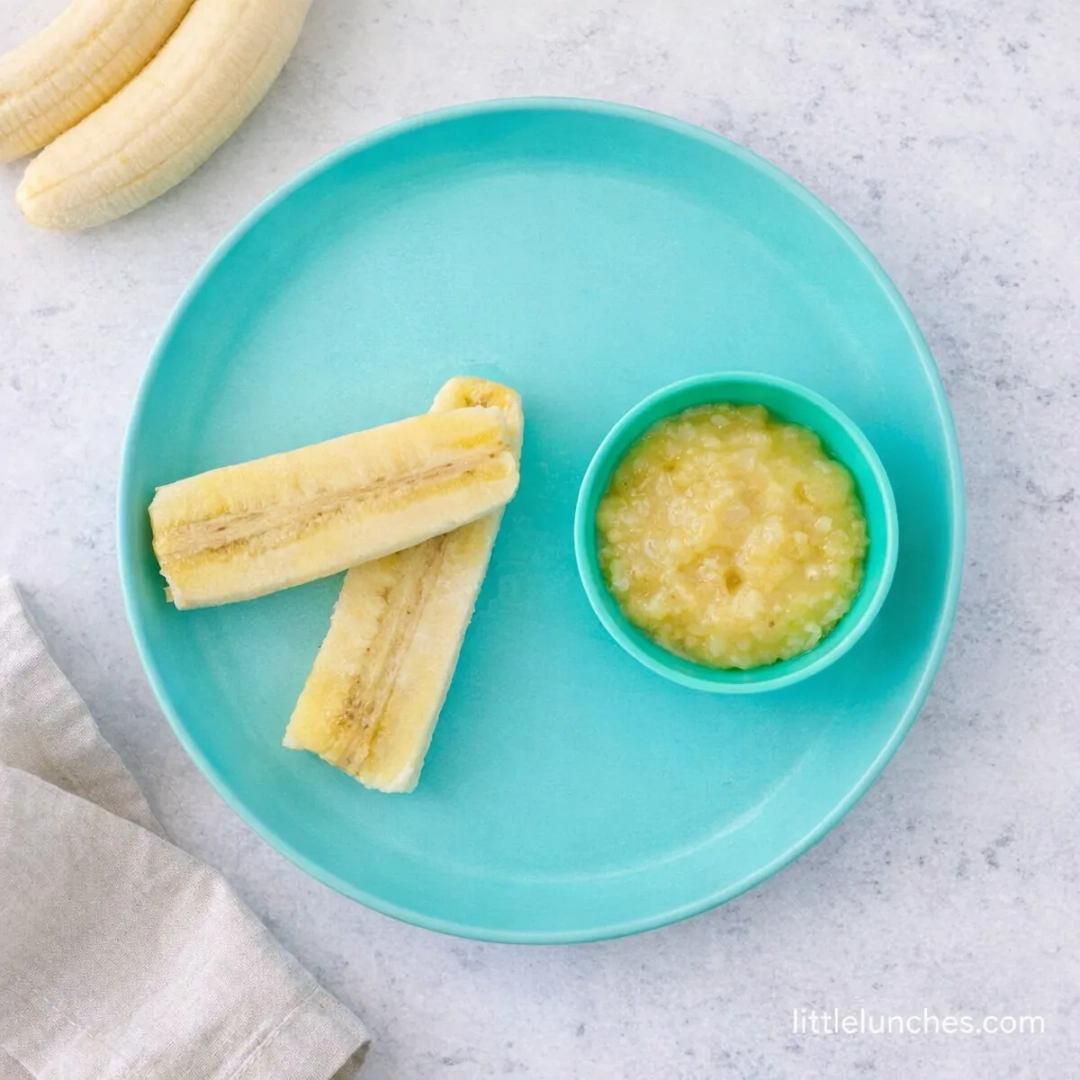Banano de dos maneras