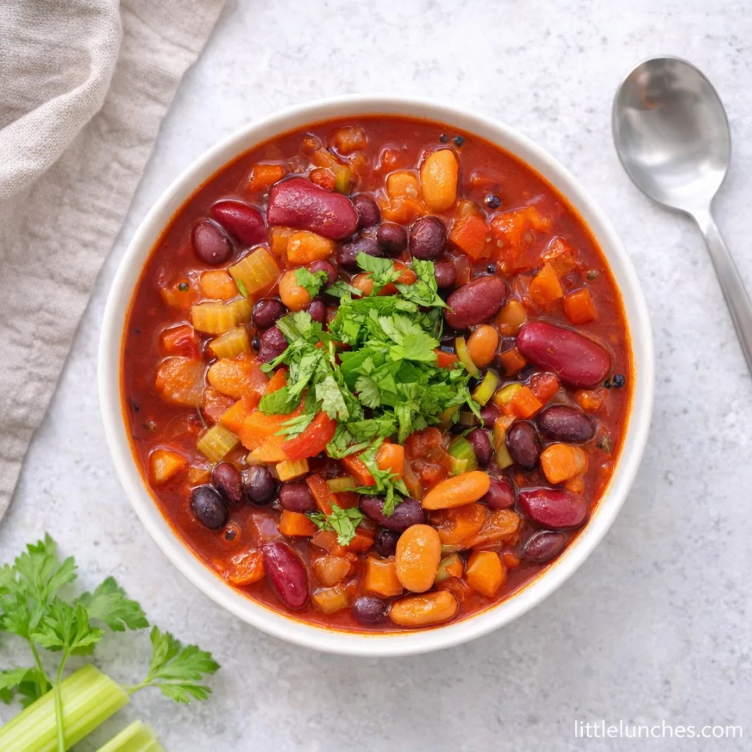 Guisado de frijoles y vegetales