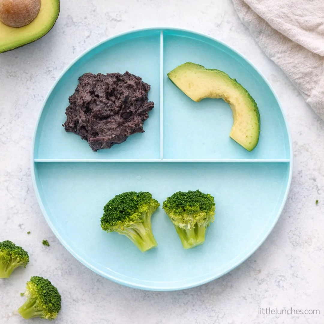 Frijoles, Aguacate, y Brócoli