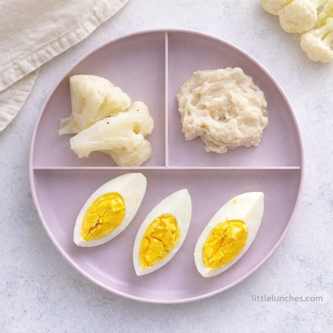 Beans, Egg, and Cauliflower