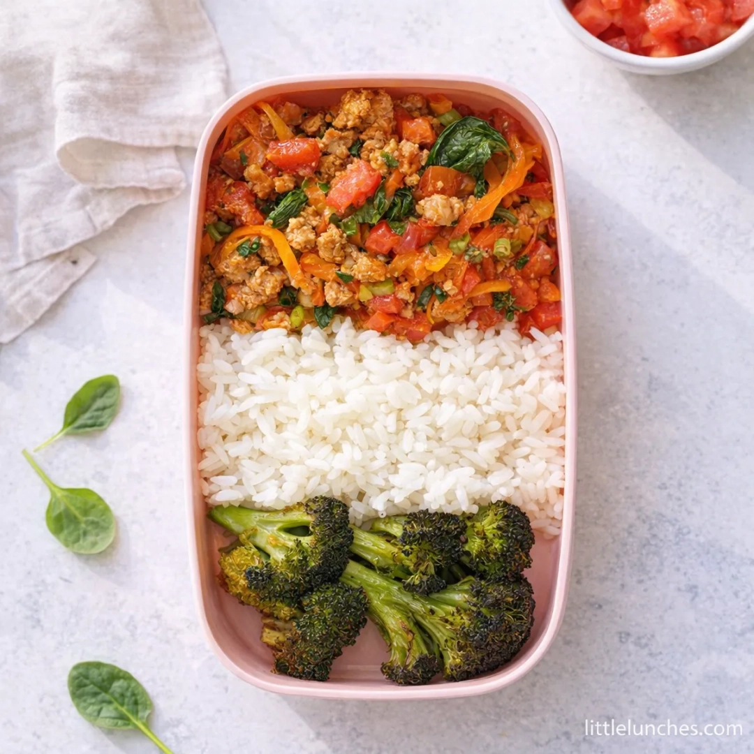 Beef, Rice, and Broccoli