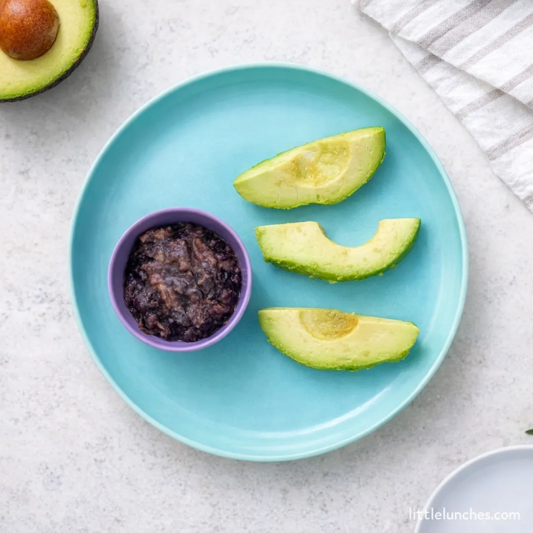 Puré de Frijoles y Aguacate