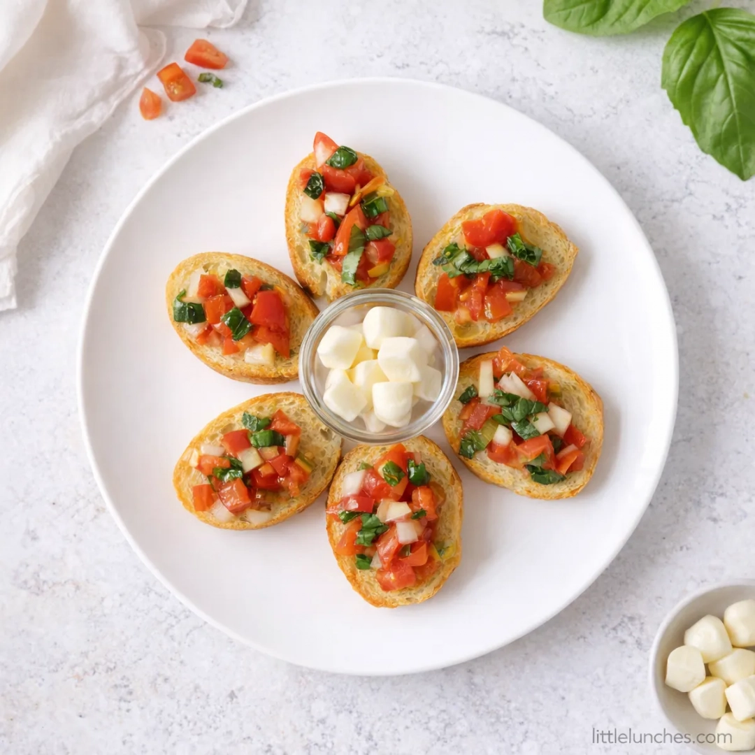 Bruschetta and Mozzarella