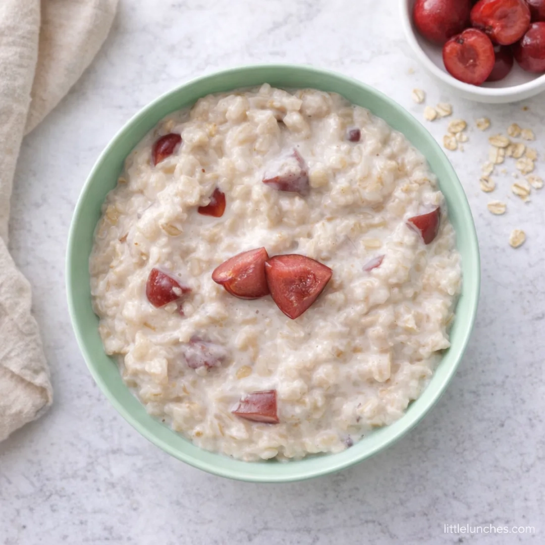 Avena con cereza