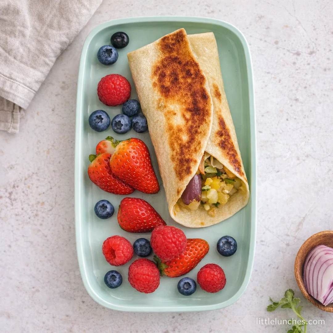 Chickpea and Cucumber Burrito