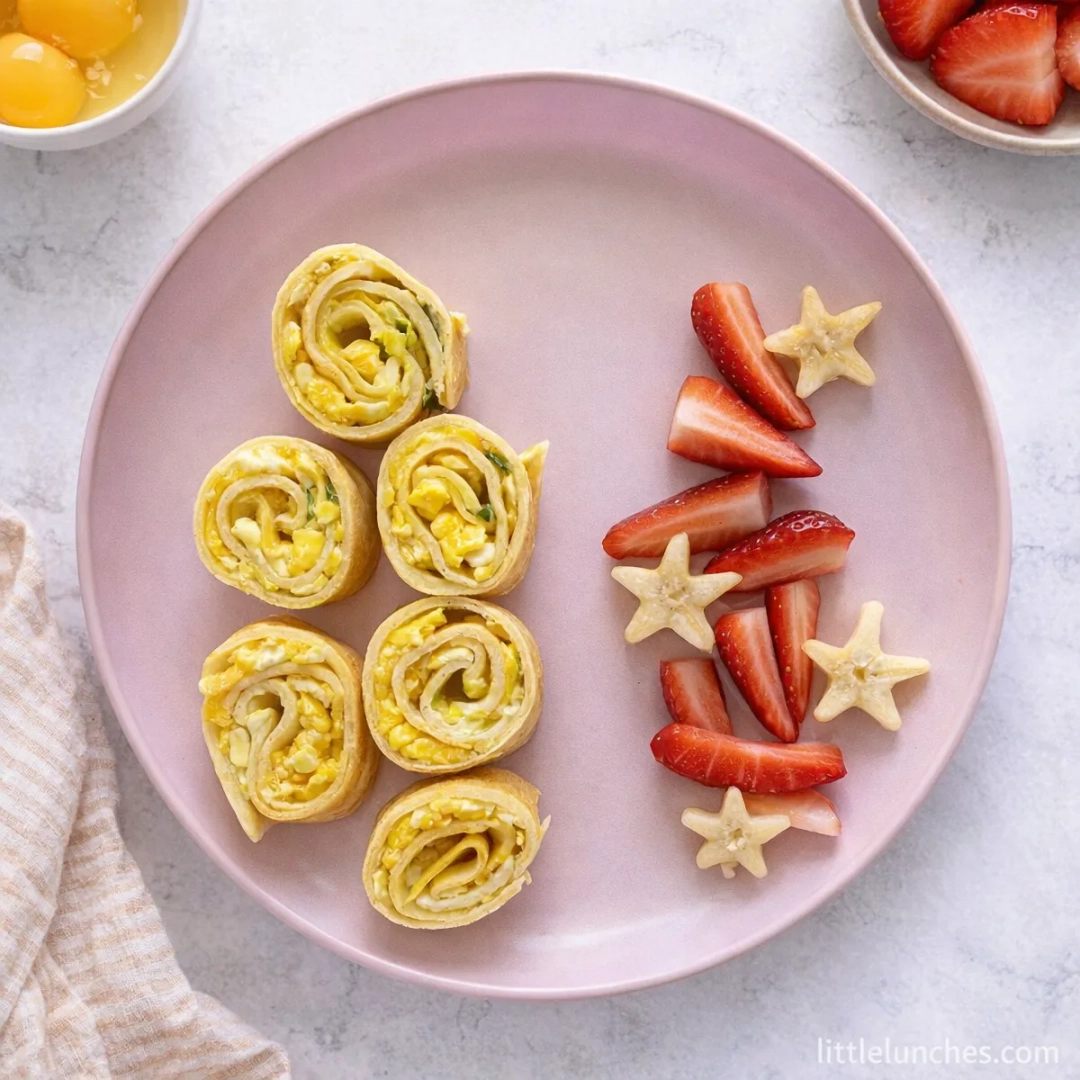 Crepas de huevo y aguacate