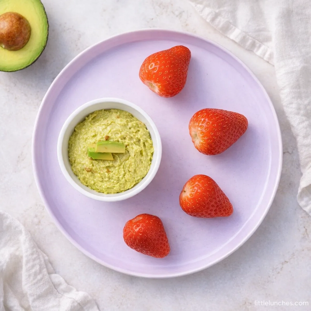 Puré de huevo y aguacate