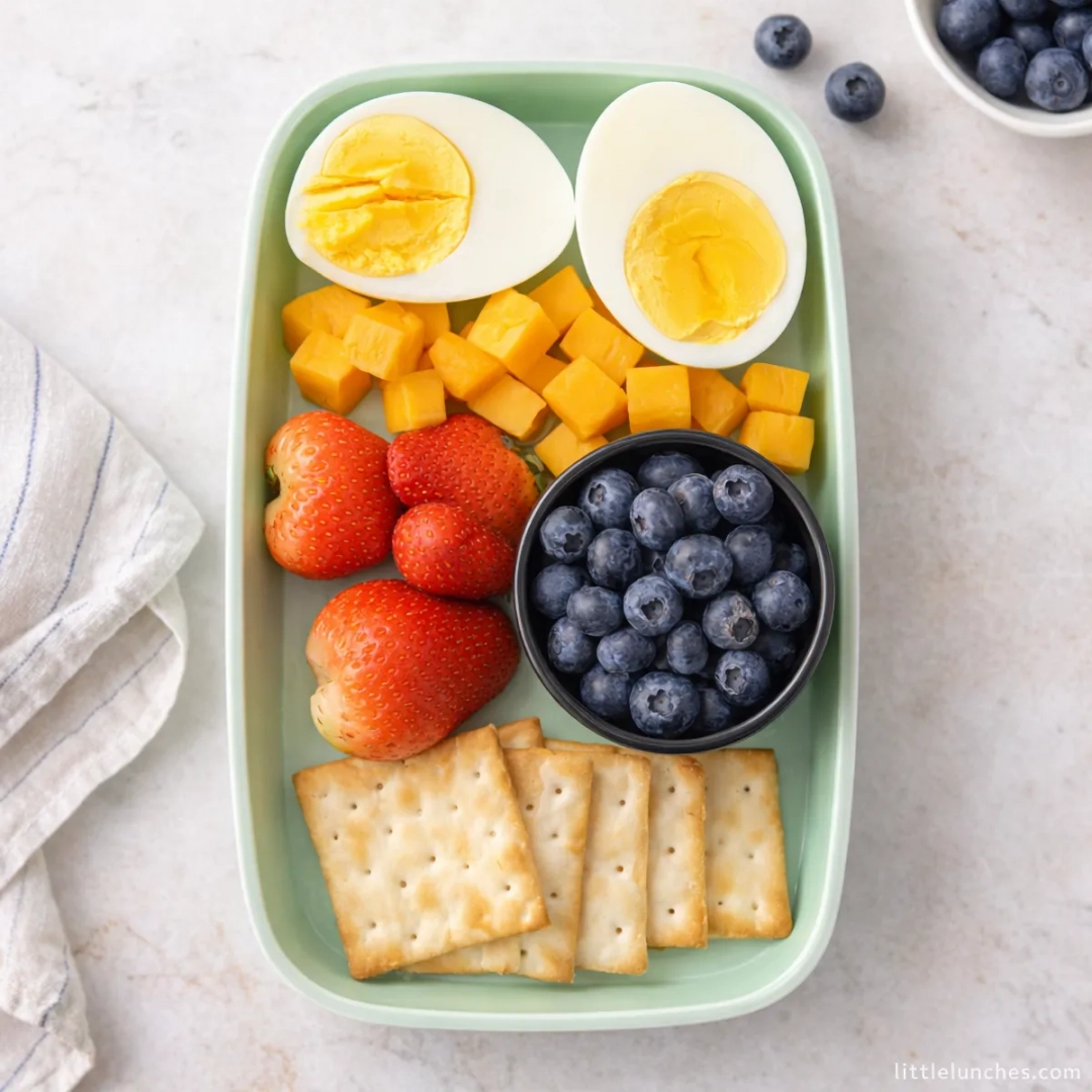 Eggs and Cheddar Bento