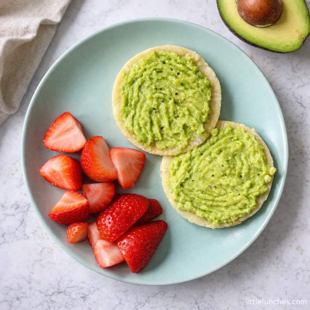 Arepas con aguacate