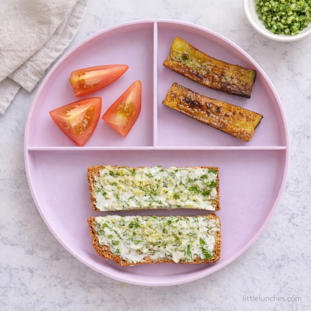 Goat Cheese and Vegetable Toast