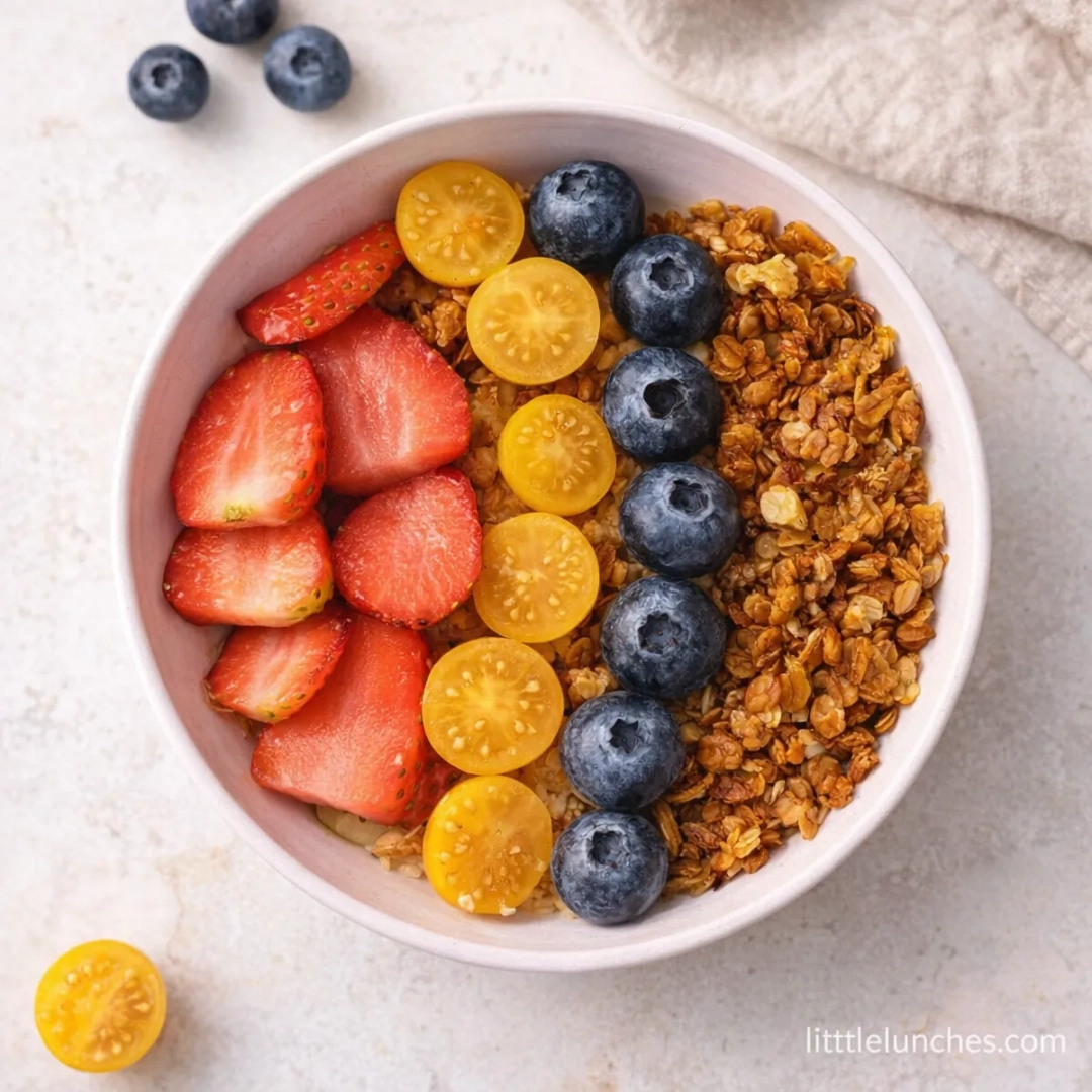 Bol de yogur y granola
