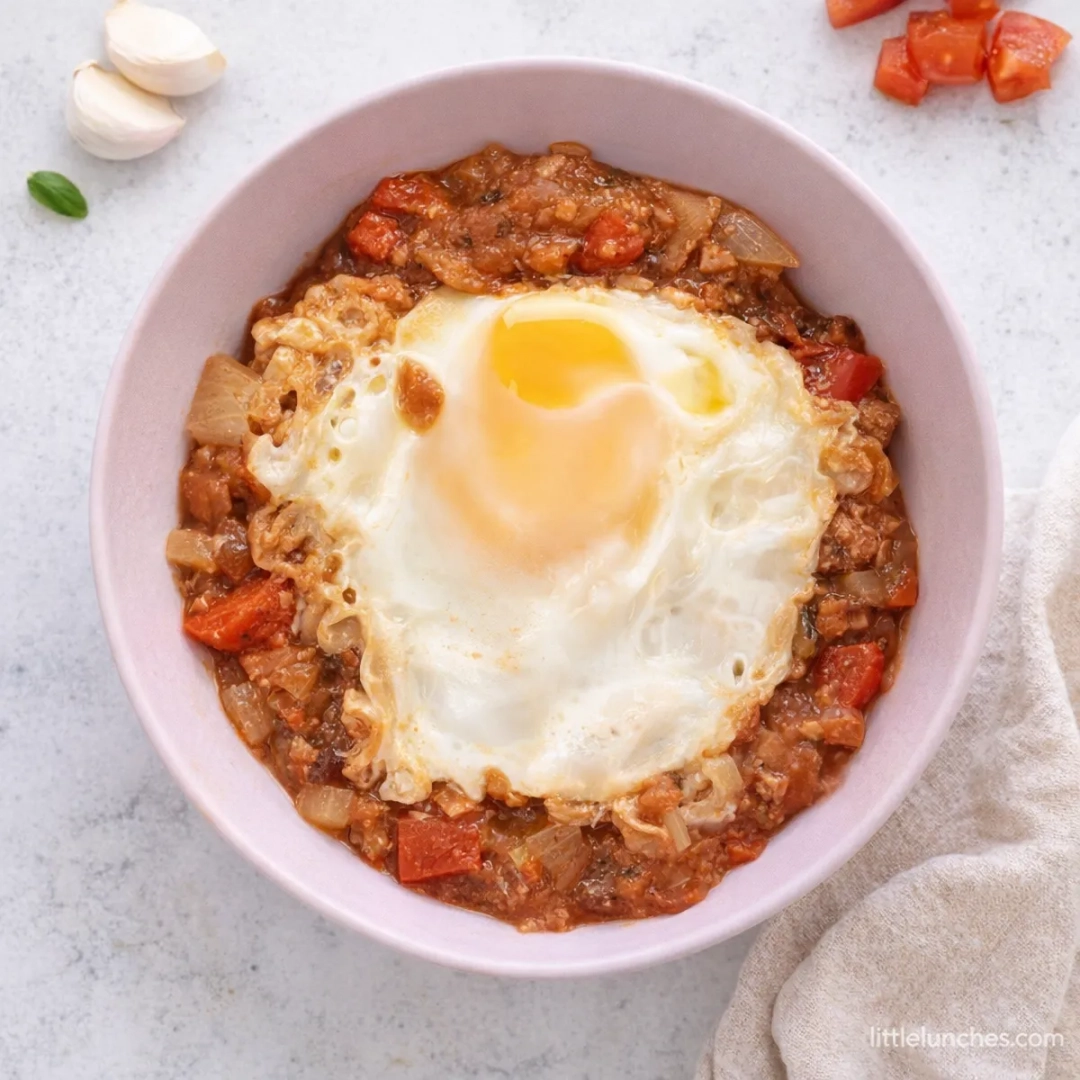 Huevos rancheros para bebé