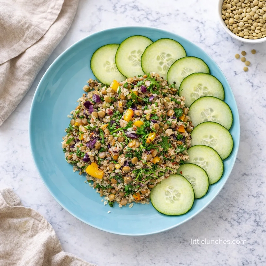 Ensalada de lentejas y quinoa