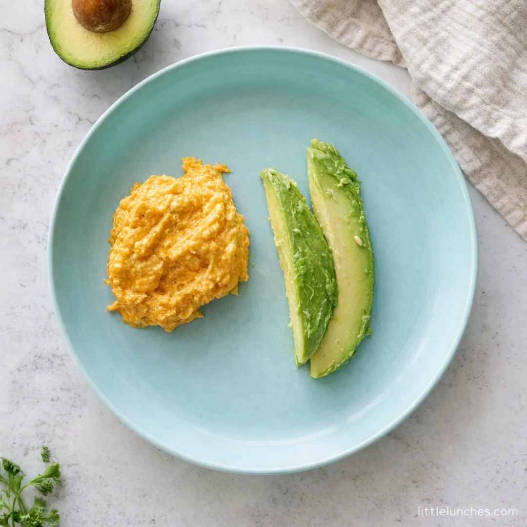 Puré de camote y aguacate