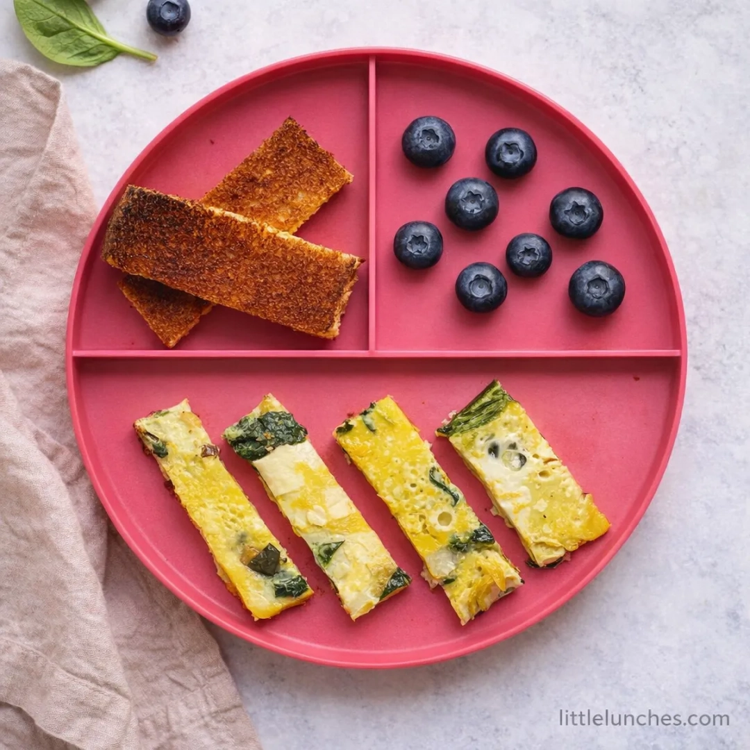 Frittata de champiñones y espinaca (gf)