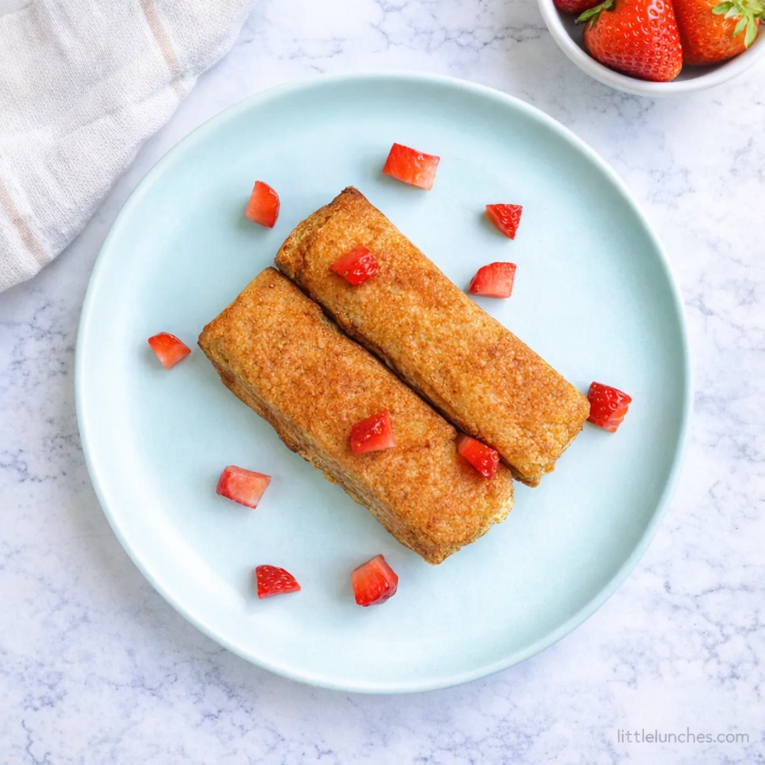 Peanut Butter and Banana French Toast Roll Ups (gf)