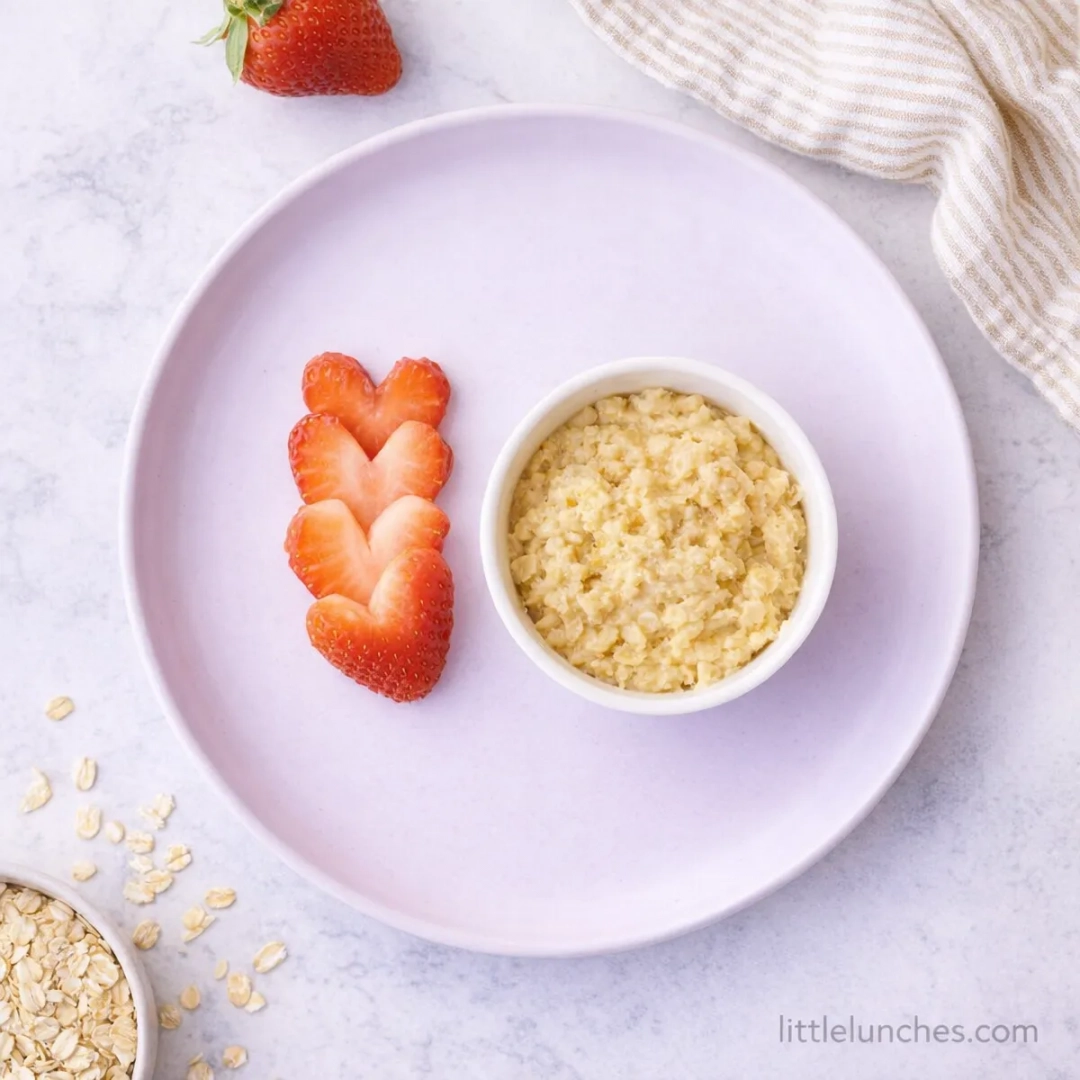 Puré de avena y maní