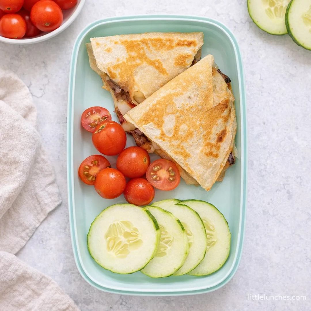 Quesadillas and Veggies