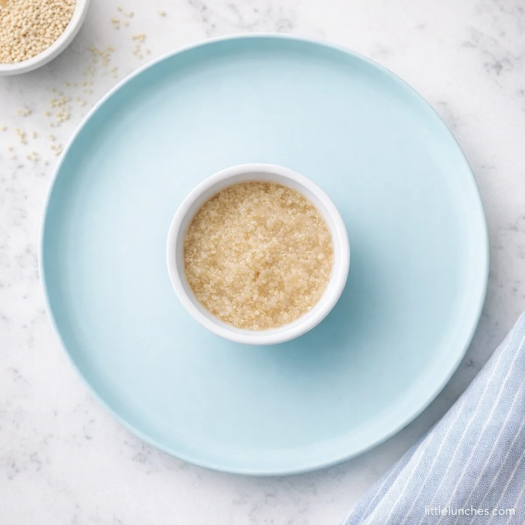 Puré de quinoa y pera