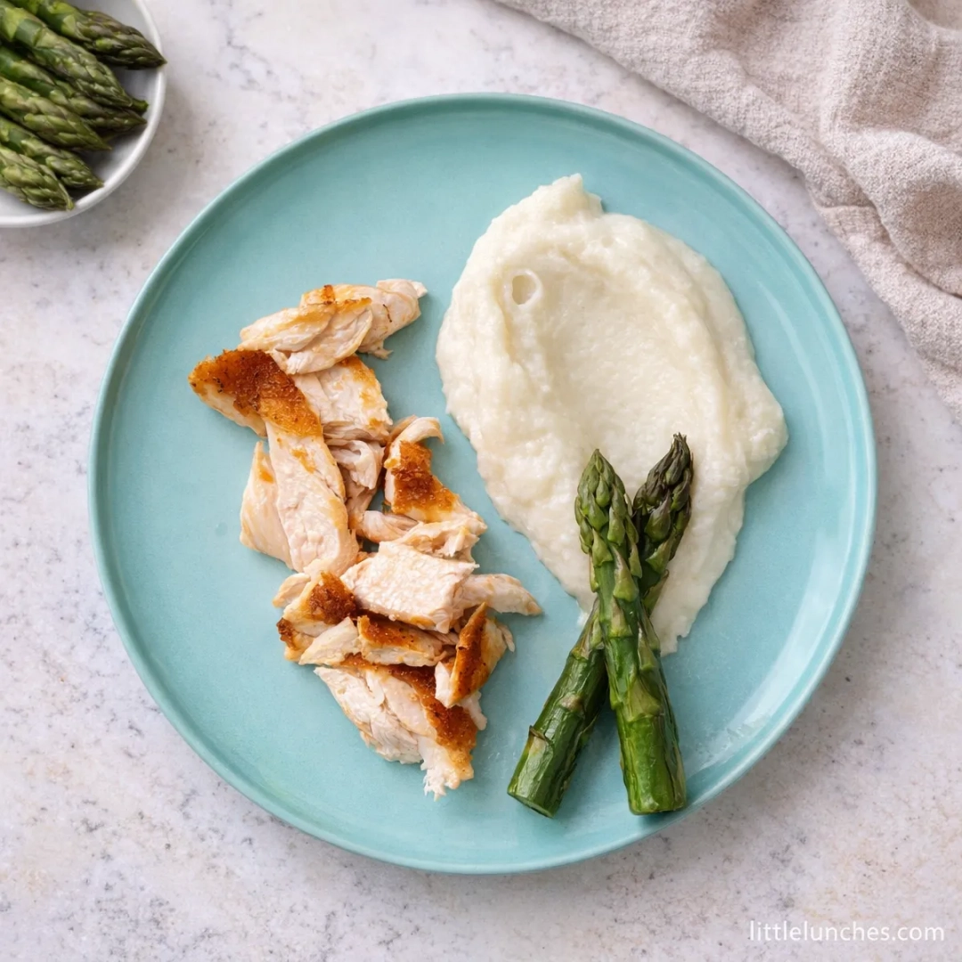 Salmon on Cauliflower Pure