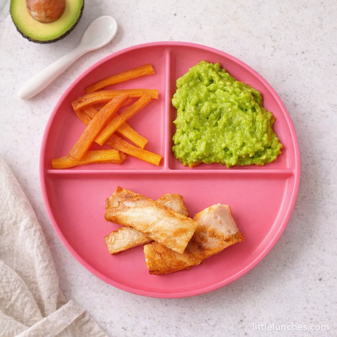 Salmon, Sweet Potatoes, and Avocado