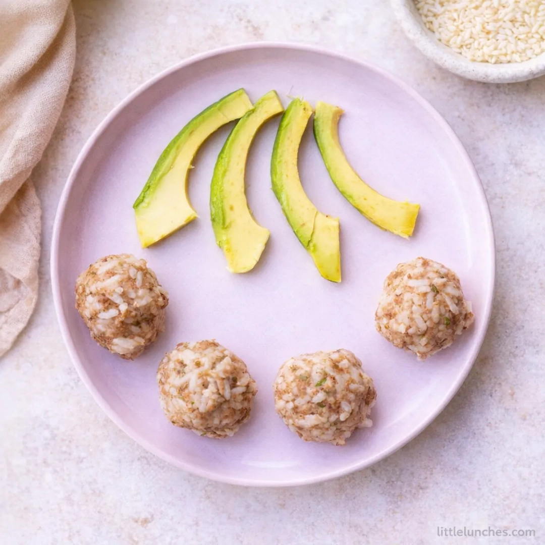 Bolitas de sardina y arroz