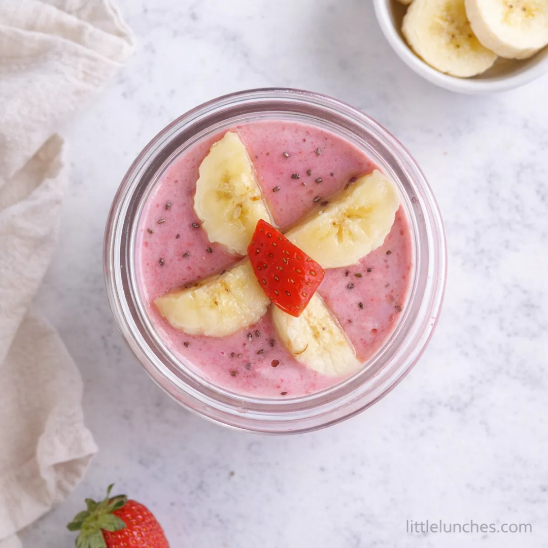 Strawberry Banana Chia Smoothie