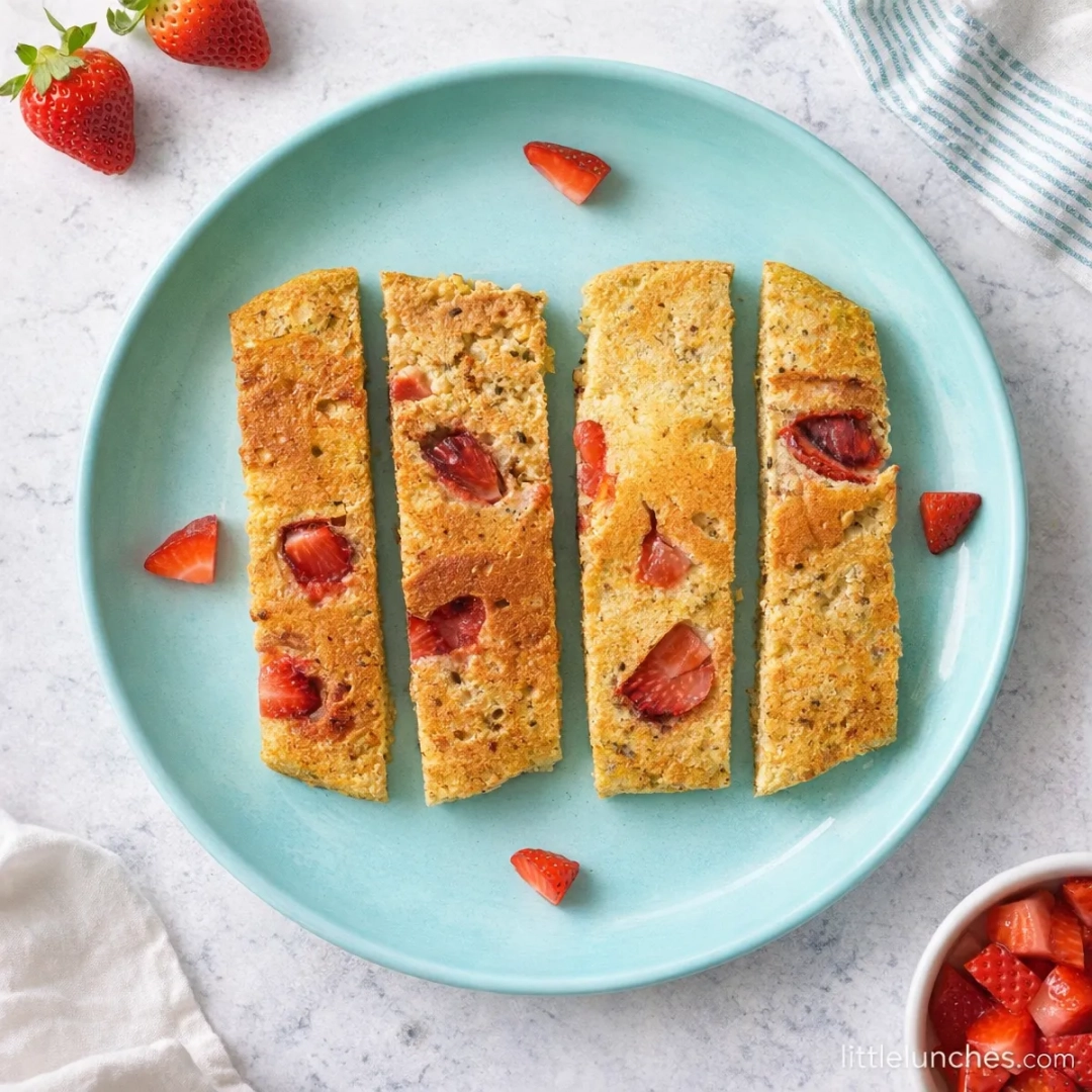 Panqueques de fresa y quinoa
