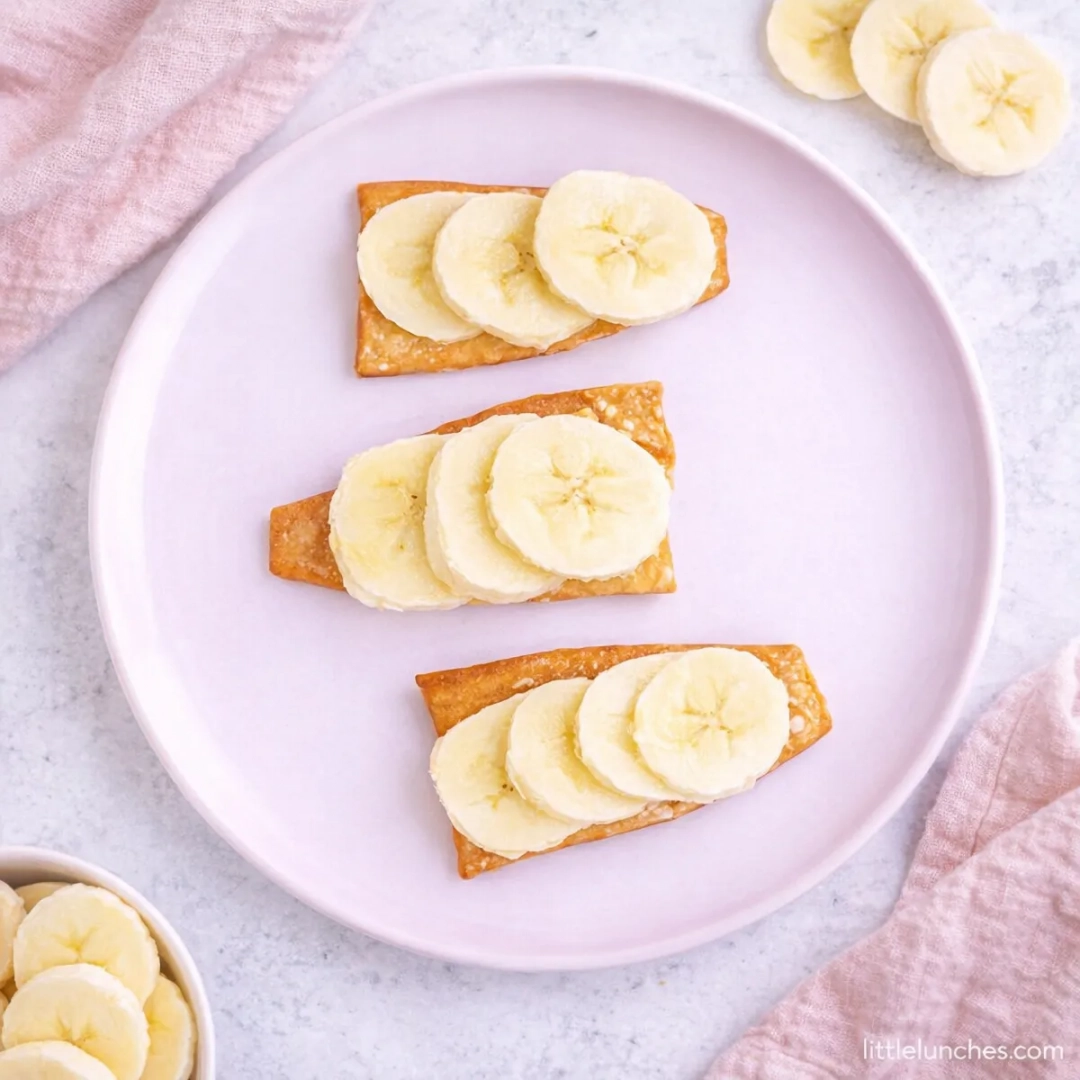 Tartine de camote, banano, y nuez