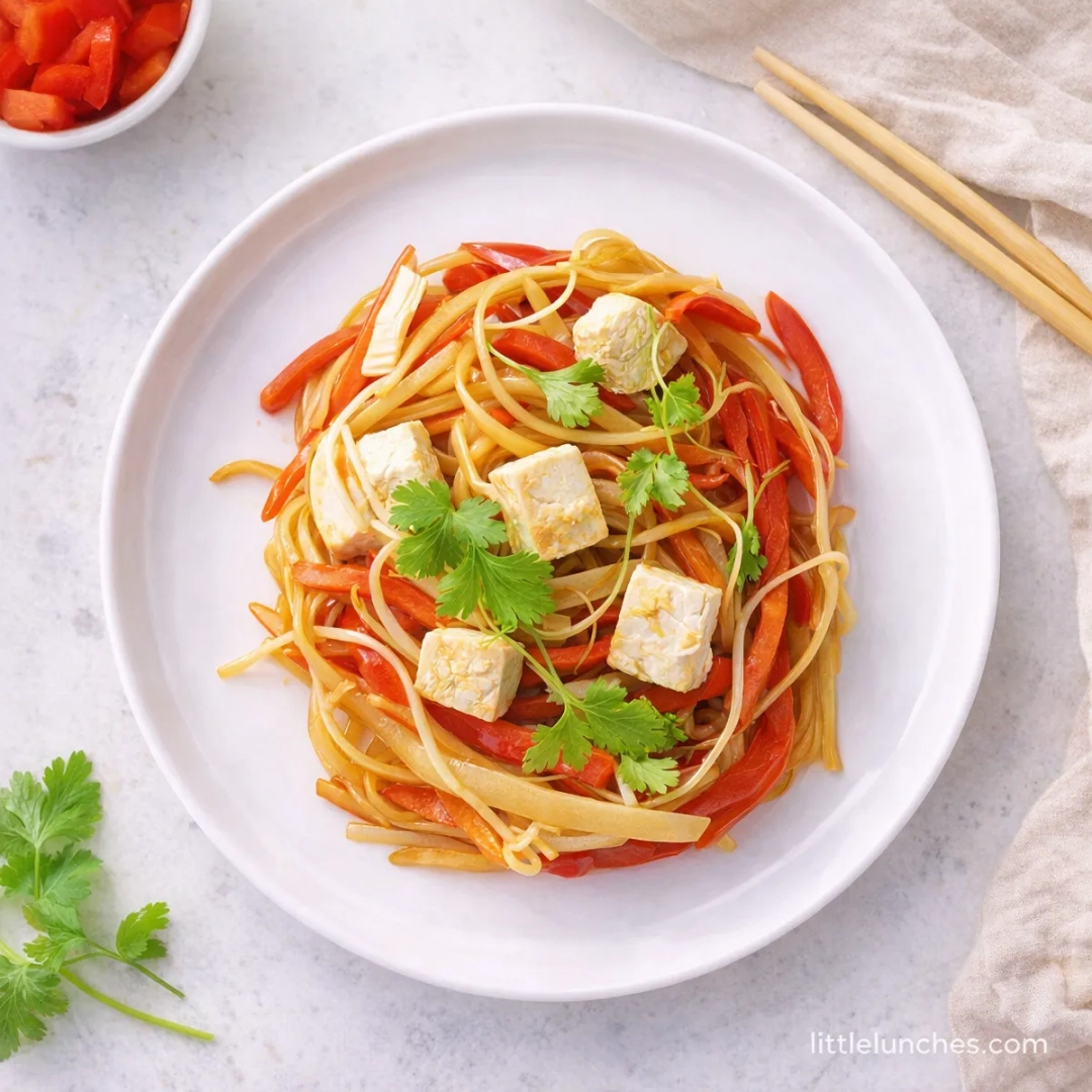 Tofu Vegetable Low Mein