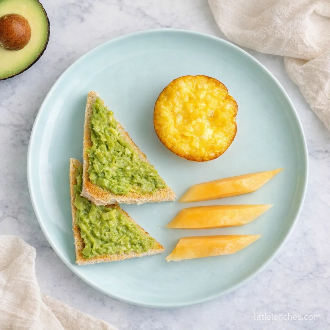 Muffin de huevo con pavo y queso cheddar