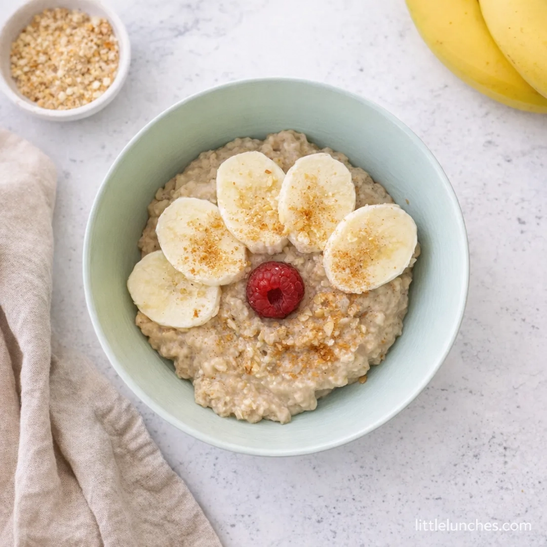 Avena de banano y nuez