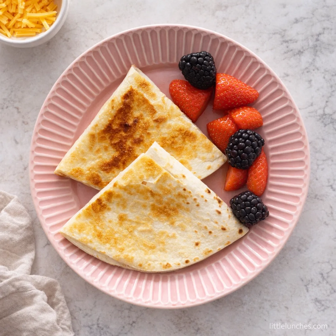 Quesadilla vegana mañanera