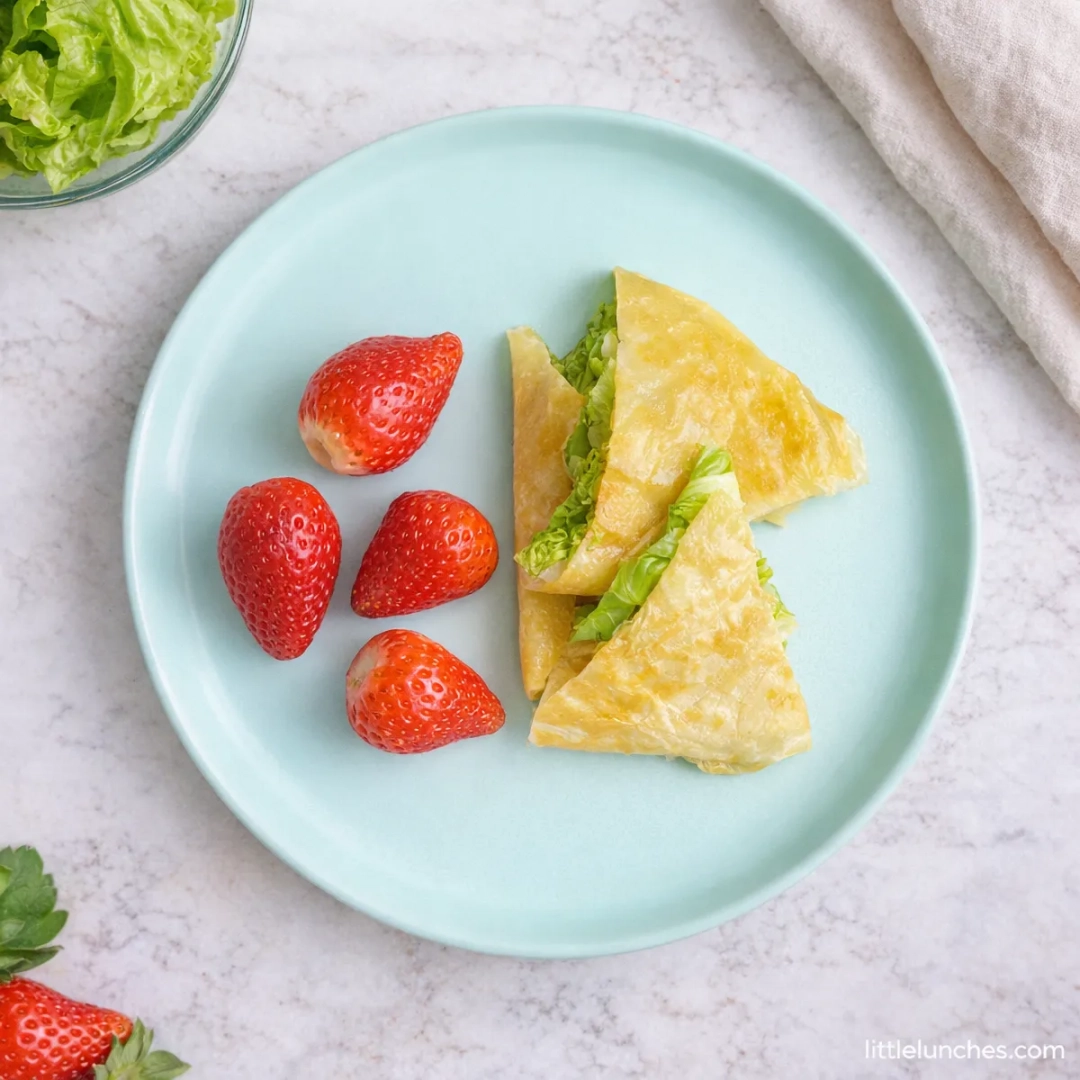 Quesadillas veganas de brócoli