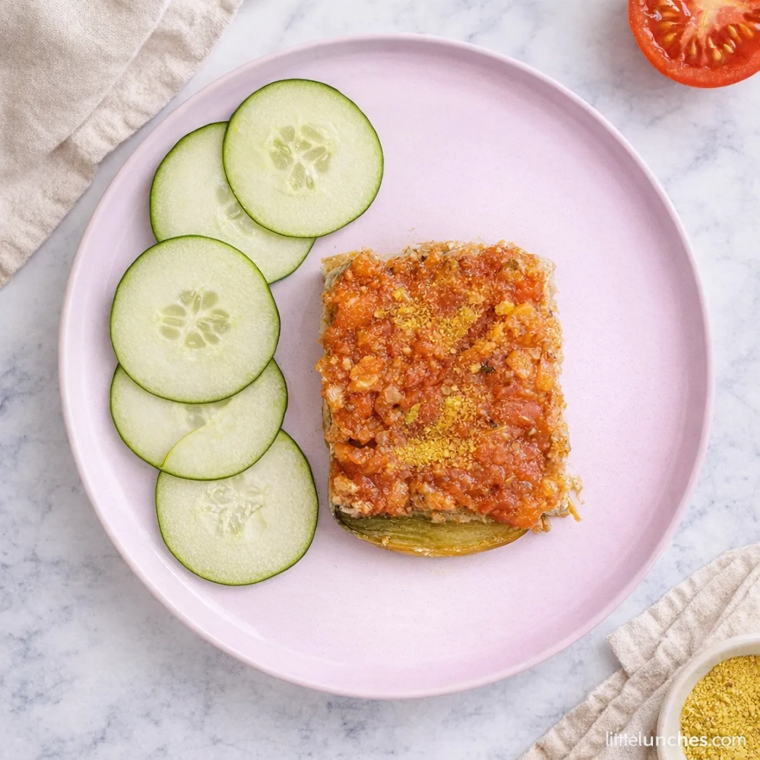 Lasaña vegana de berenjena