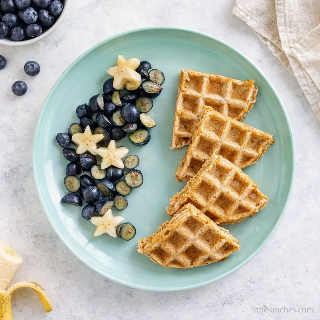 Wafles veganos integrales